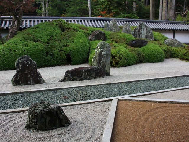 美しい庭は宿坊利用者しか見ることができません。_福智院