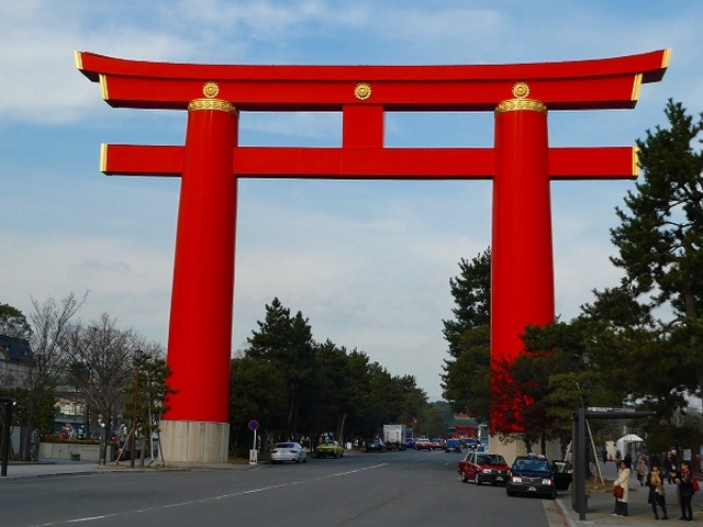 京都市・左京区・平安神宮 大鳥居_平安神宮