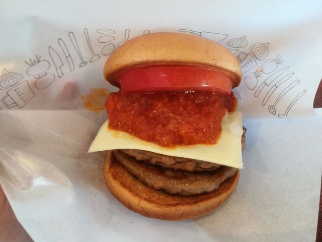 モスバーガーダブルチーズ_モスバーガー京都二条駅前店