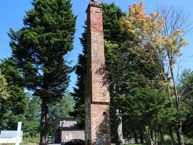 レンガ煙突_空知集治監典獄官舎レンガ煙突