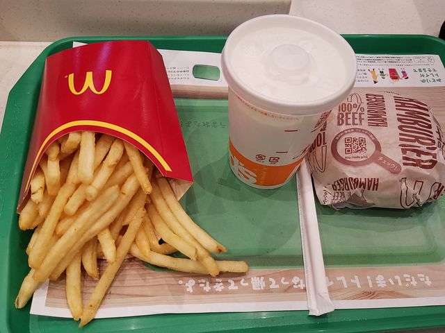 ポテトは美味しかったです_マクドナルド新橋日比谷口店