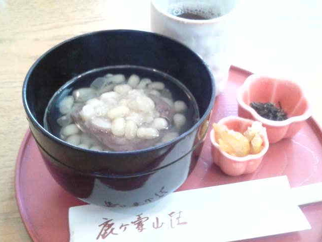 白雪ぜんざい 500円_鹿ヶ壷山荘