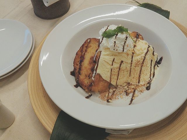 アフォガートフレンチトースト_LONCAFE江ノ島本店