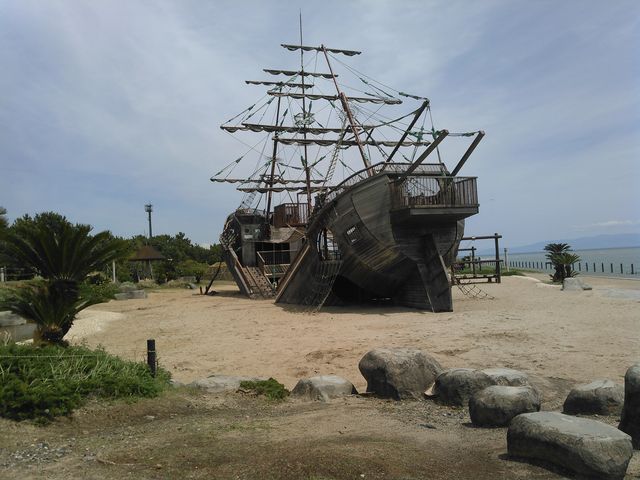 見事な難破船_広野海岸公園