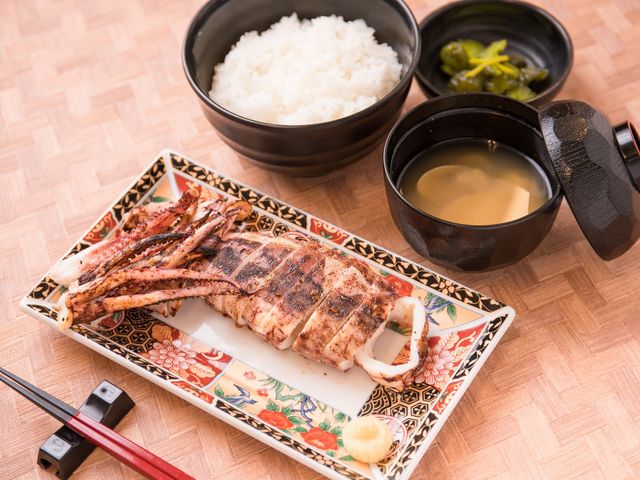 イカ焼き定食_祝津潮騒