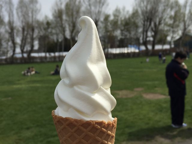 ソフトクリーム_八紘学園農産物直売所