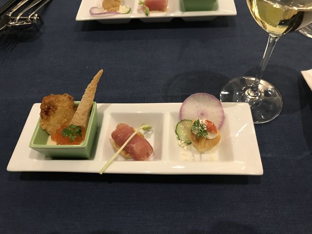 Shinからのご挨拶 美食三種盛り_Restaurant 信