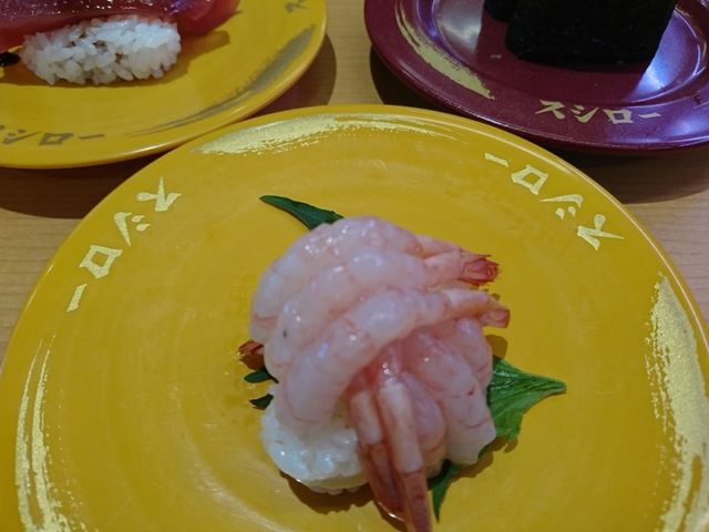甘エビのてんこ盛り_スシロー稲毛園生店