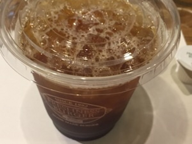 アイスコーヒーです。_フレッシュネスバーガ 西早稲田店