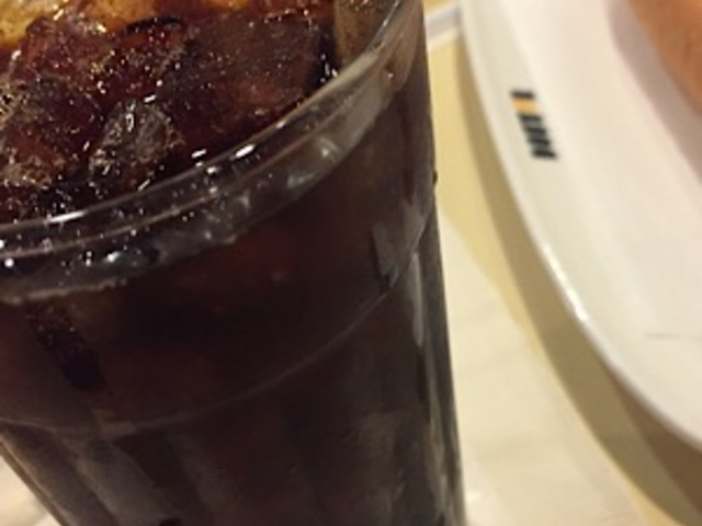 アイスコーヒーです。_ドトールコーヒーショップ高田馬場4丁目店