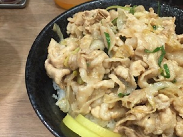 すた丼です。_伝説のすた丼屋・高田馬場店