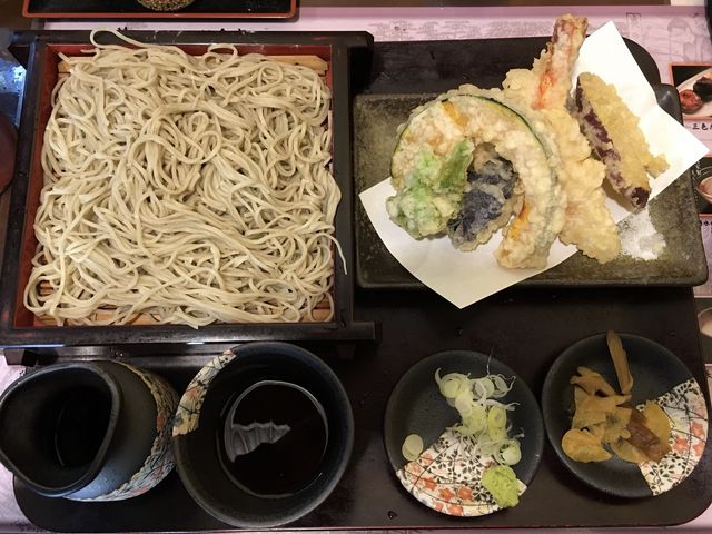湧水天せいろそば(そば大盛)_一休