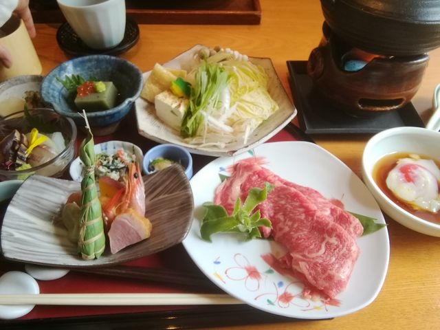 すき焼き膳をいただきました_西村屋 和楽