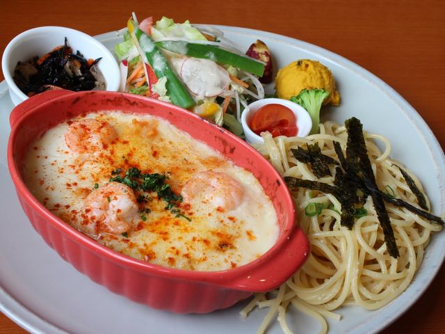 プレートランチのドリア&たらこ_ペペサーレ旭川店