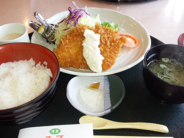 アジフライ定食_洋食びって