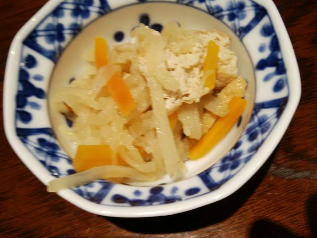 お通し_本家 くず葉