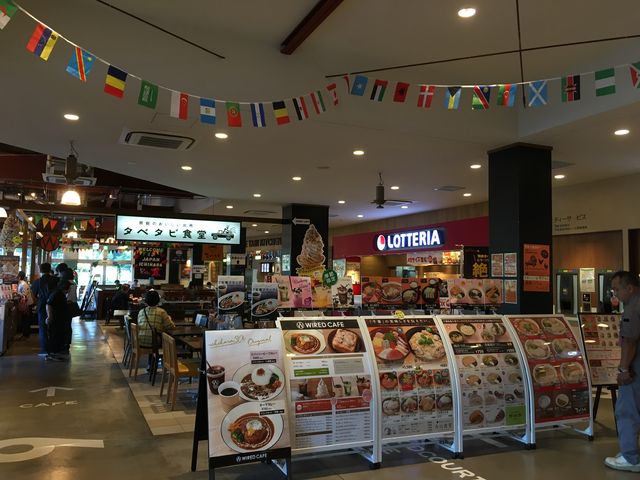 タベタビ食堂内のロッテリア_ロッテリア市原サービスエリア店