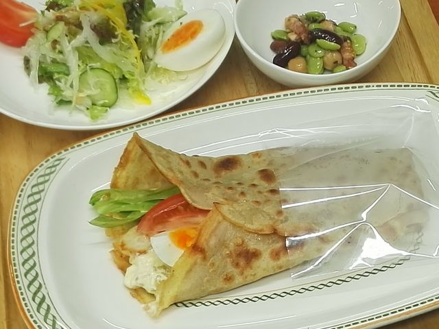 さすけねロール(そば粉のクレープ)_kimama cafe