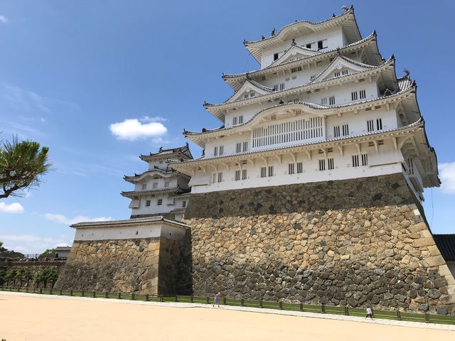 備前丸から見た天守閣_姫路城備前丸