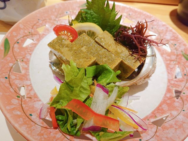 あわび肝豆腐_あさひ鮨