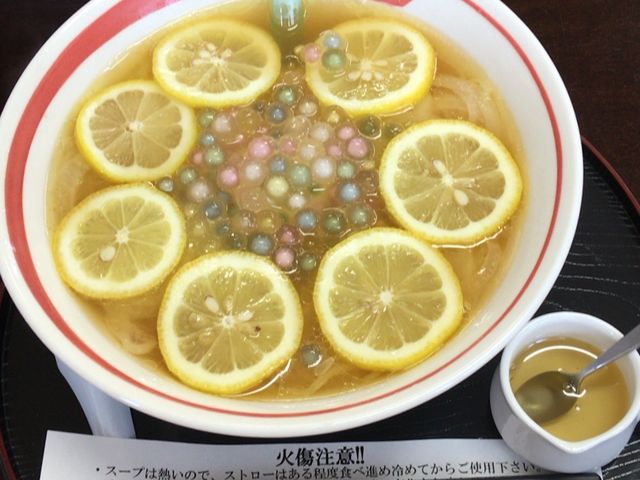 タピオカレモンラーメン!_奥州白河 太鼓のぼお