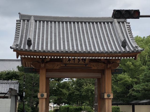 蝉がないていました_博多千年門