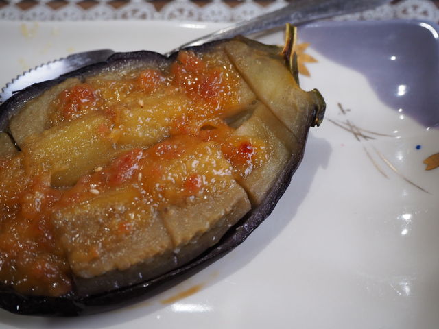 米ナス美味しかったです!_渋海リバーサイド ゆのしま