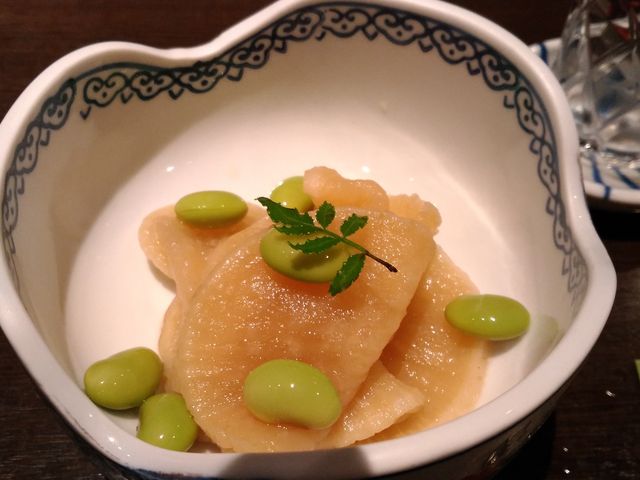 秘伝豆と干大根のハリハリ漬_花膳