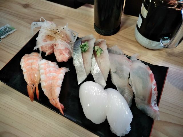 ネタは、この料金なら納得の美味しさで満足_九州すし市場ダイヤモンドシティクレア店