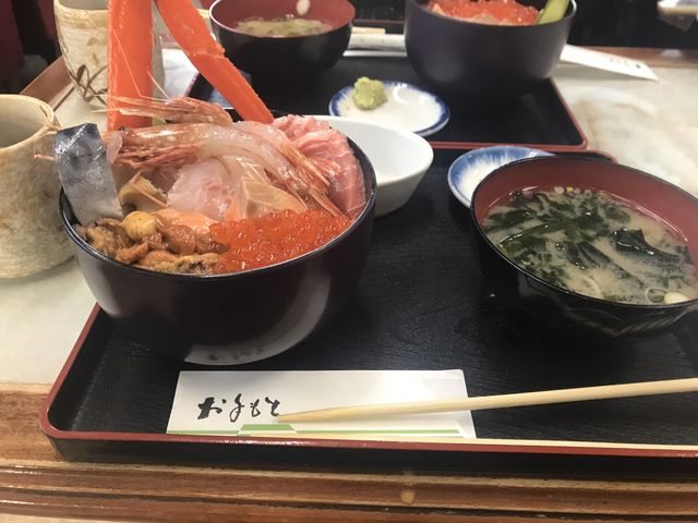 ウニが黒く変色_食事処 魚屋の台所 札幌市中央卸売場外市場店