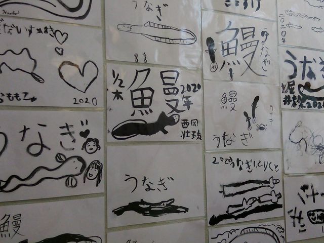 ウナギの絵_浜名湖体験学習施設「ウォット」