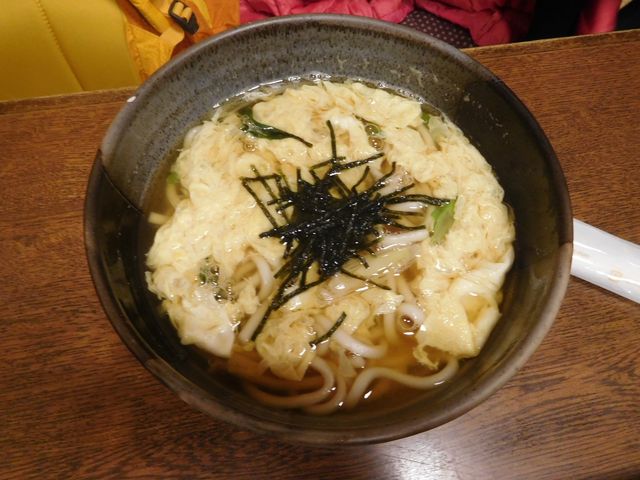 卵とじうどん_辨慶うどん 西京極店