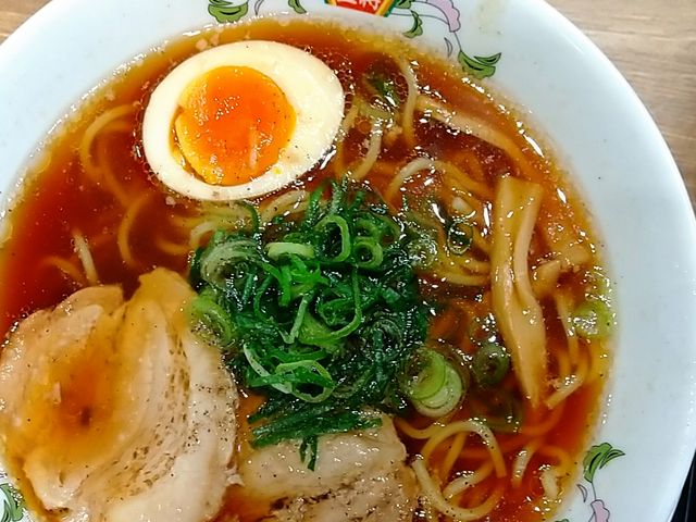 王将の醤油ラーメン_餃子の王将小牧店