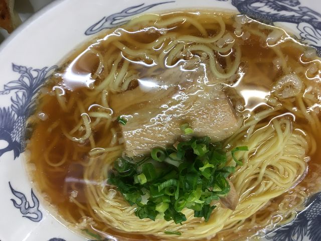 薄味醤油ストレート麺で270円_ラーメン喜楽