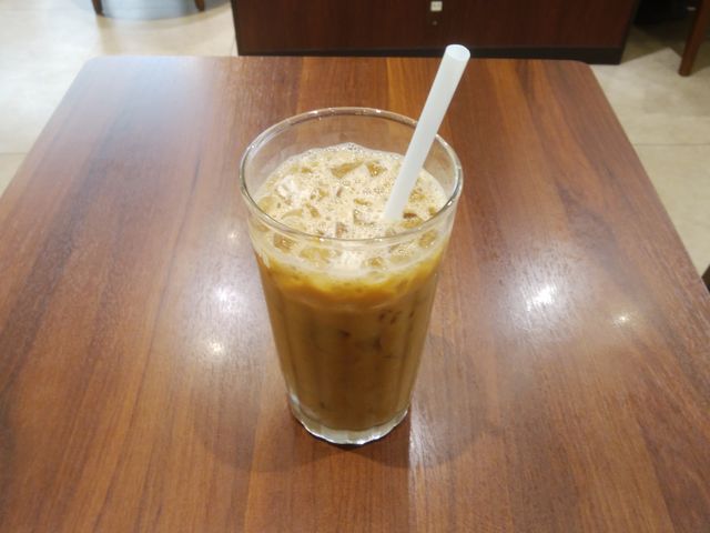 美味しいアイスコーヒーです。_ドトールコーヒーショップ神田中央通り店