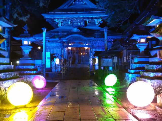 北向観音のライトアップ_北向観音