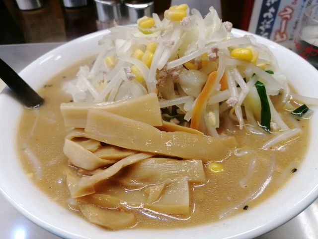 味噌ラーメン大盛り…美味しかった!_どさん子湯沢店