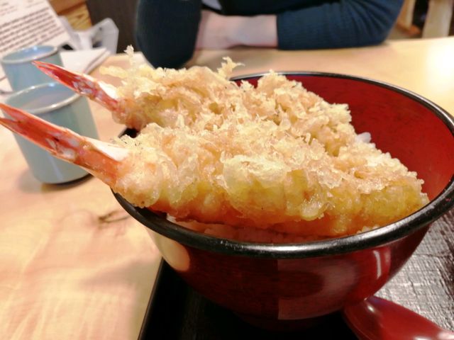 デカイ海老_そば処 大茂ん