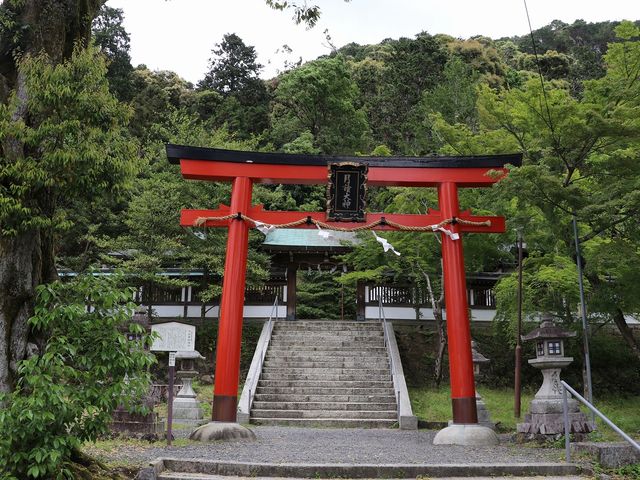 鳥居。_月読神社