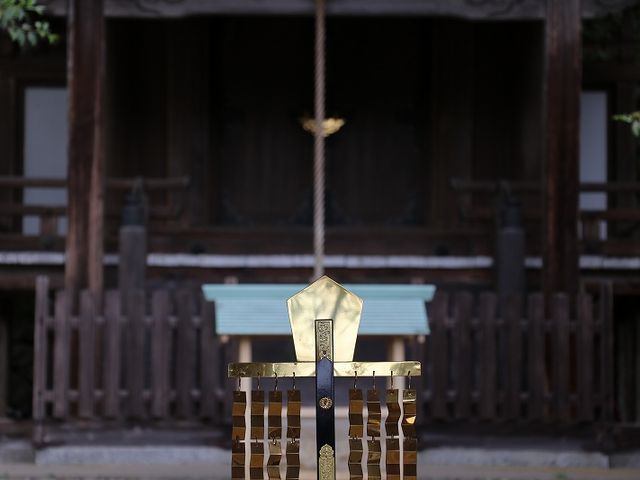 拝殿。_月読神社