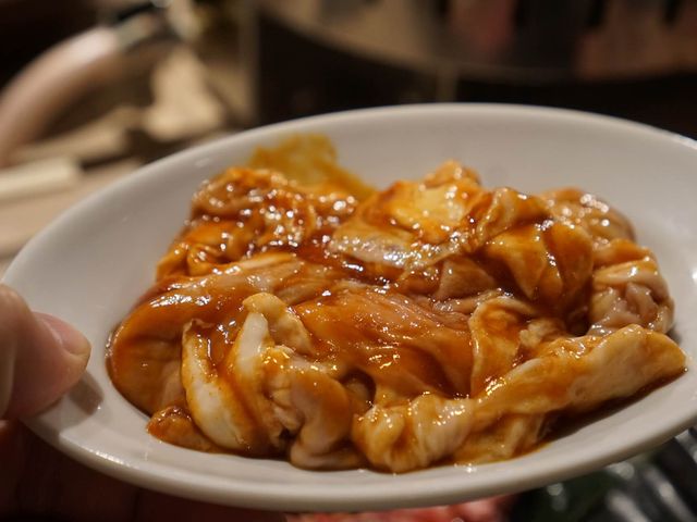 ホルモン(味噌)焼き方は
ただし書き通りに!_0秒レモンサワー 仙台ホルモン焼肉酒場 ときわ亭 渋谷店