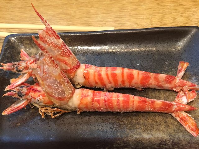 活き車海老の塩焼き_魚っ魚家