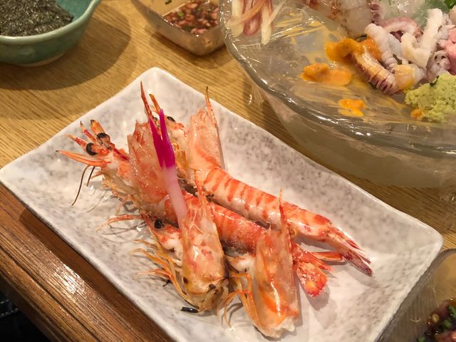 車海老の塩焼き他_魚っ魚家