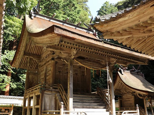 本殿。_竹野神社