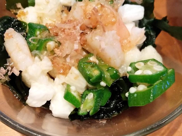 小海老と長芋のポン酢がけ_和食さと 浜松板屋町店