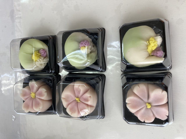 出来上がった和菓子_菓子処 まつもと