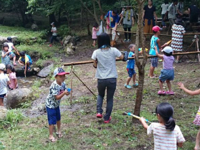 川遊び_水辺公園(帝釈峡)