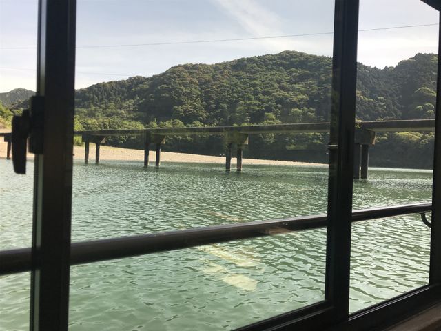 船からの景色_屋台船四万十の碧