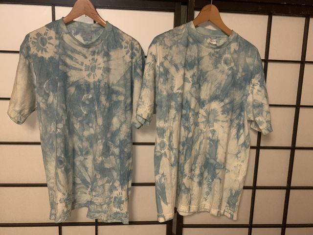 実際に製作したTシャツ_藍工房しげ八