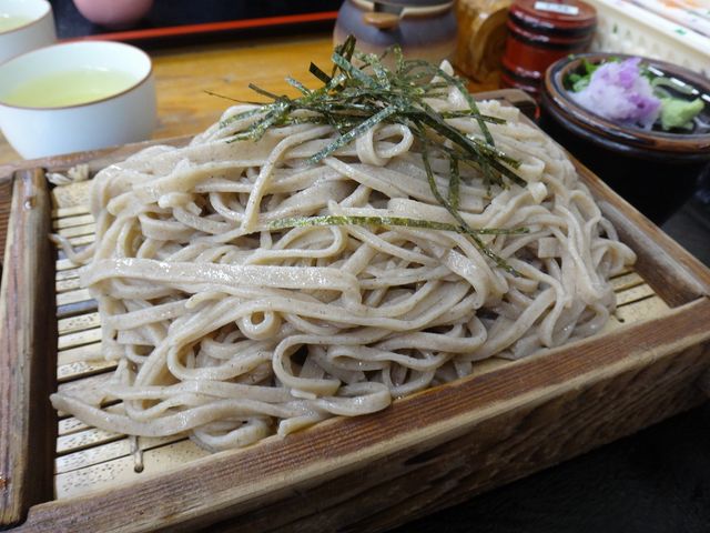 ざるそば。_犬甘野風土館季楽